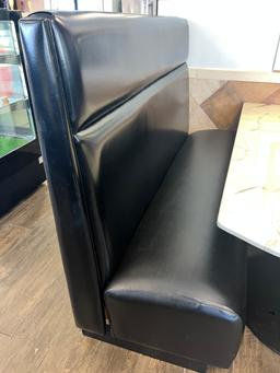 54" Single Leather Booths