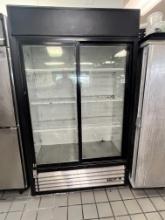 True GDM-41SL Two Sliding Glass Door Illuminated Merchandiser Cooler