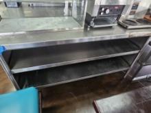 99" x 36" S/S Table with Double Undershelf