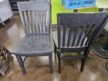 Ladder Back Solid Wood Commercial Chairs