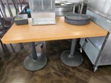 48" x 30" Six Top Table