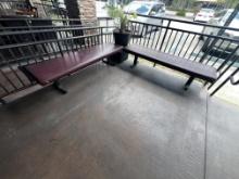 Upholstered bench -72 x 20 in