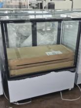Brand New, 48" Refrigerated Display Case - Complete with Glass Shelves - Wrapped, Ready for Transpor