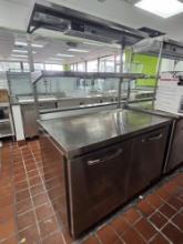 New, Never Used Continental SWF48N Two Door Undercounter Refrigerator with Double Overshelf and Glo-
