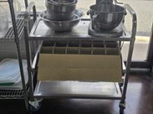 Three Tier S/S Utility Cart