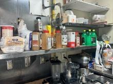 72 in stainless steel shelf - no contents
