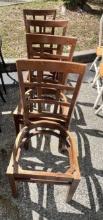 Wood Chairs (no cushions)
