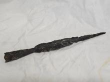 100 B.C. France - Celtic Iron (pole-shaft) Javelin Head