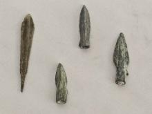 100 B.C. Belgium - Bronze Celtic Arrowheads