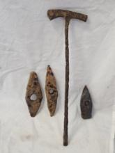600-800 A.D. British (Anglo-Saxon) - Metal Smith Iron Tools