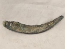500 B.C. Roman - Bronze Curved Knife Blade
