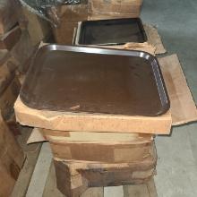 Plastic Lunch Tray, brown