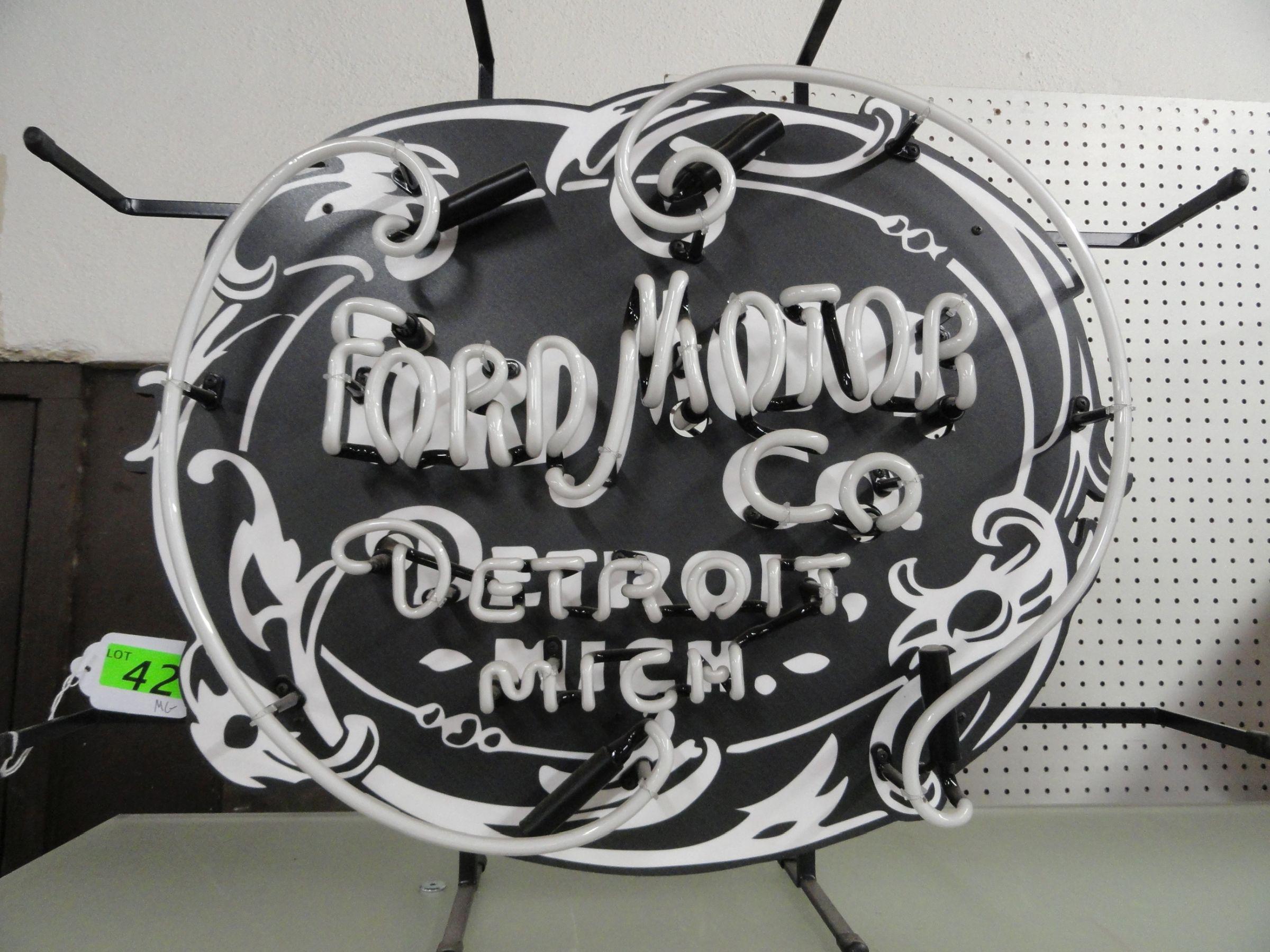 FORD MOTOR CO NEON SIGN (REPRODUCTION)