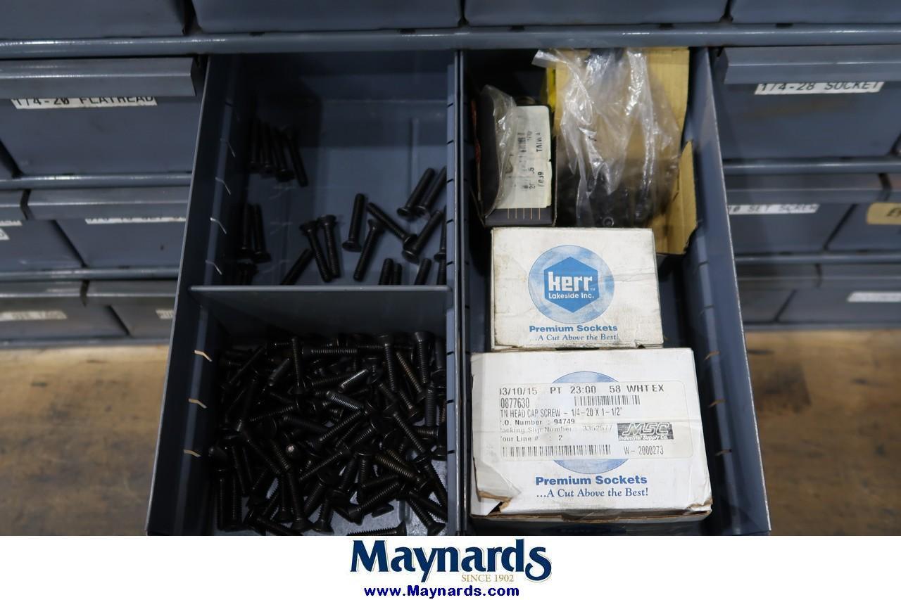 (2) 30-Drawer Parts Cabinets