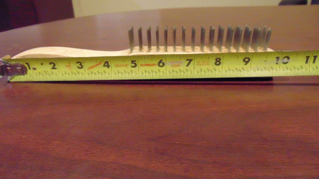 Wire Brush with Steel Bristles