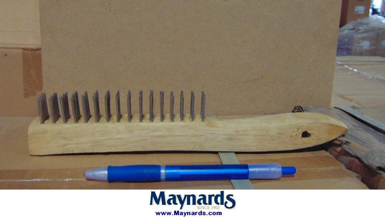 Wire Brush with Steel Bristles