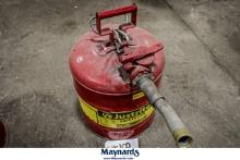 JUSTRITE H-1851R SAFETY GAS CAN