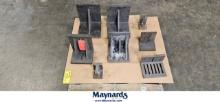 LOT OF (8) ASSORTED RIGHT ANGLE PLATES