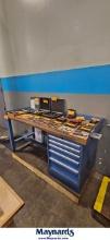 (5) DRAWER LISTA WOOD TOP WORK BENCH