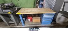 (5) DRAWER LISTA WOOD TOP WORK BENCH
