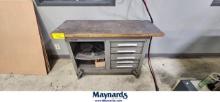 (5) DRAWER KENNEDY WOOD TOP WORK BENCH