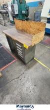 (5) DRAWER WOOD TOP WORK BENCH