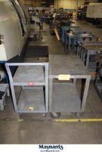 LOT OF (2) METAL CARTS