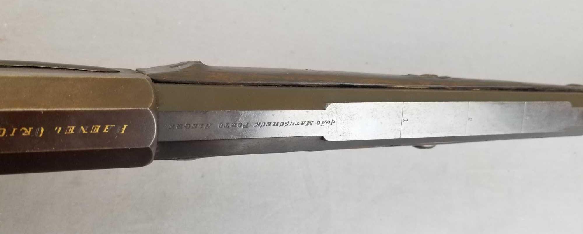 JOHO MATUSCHECK PORTO ALEGRE MODEL SINGLE SHOT RIFLE