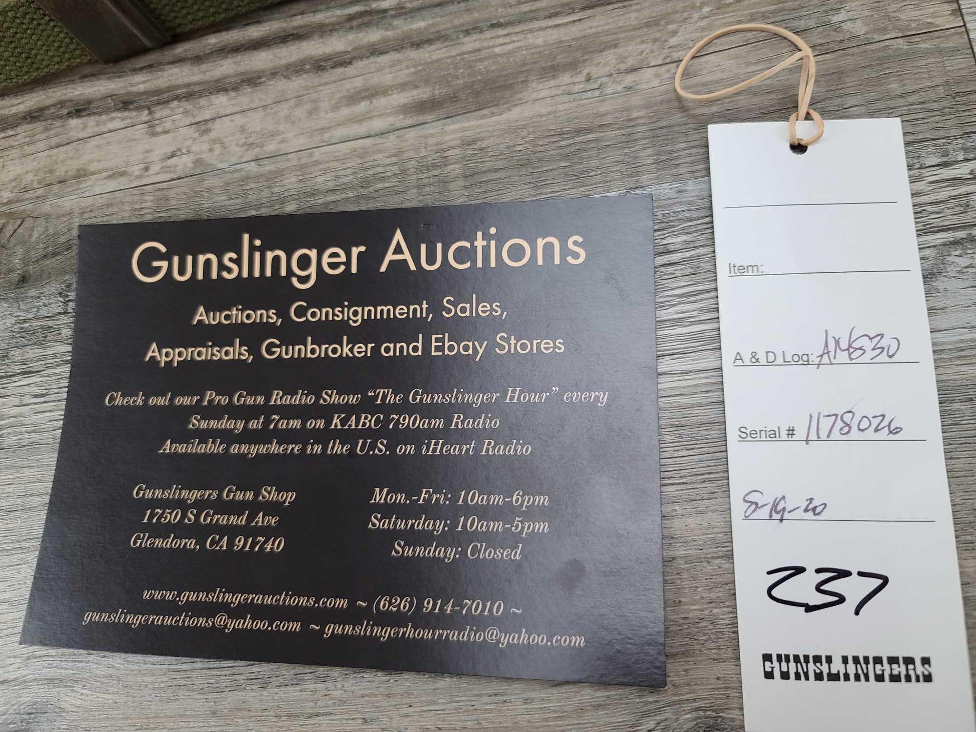SPRINGFIELD MODEL GARAND