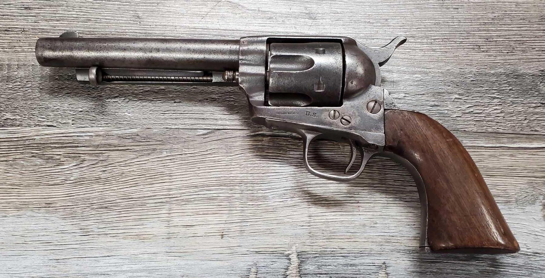 COLT MODEL 1873 ARTILLERY SAA 5TH CAV RANGE