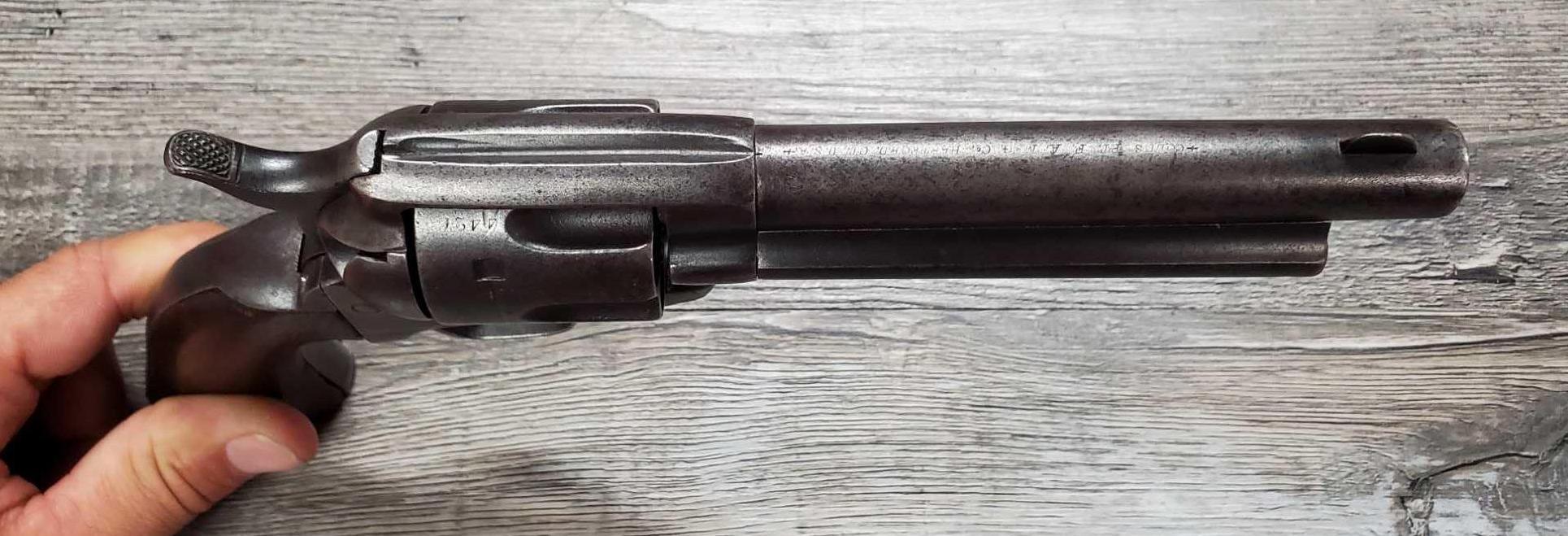 COLT MODEL 1873 ARTILLERY SAA 5TH CAV RANGE