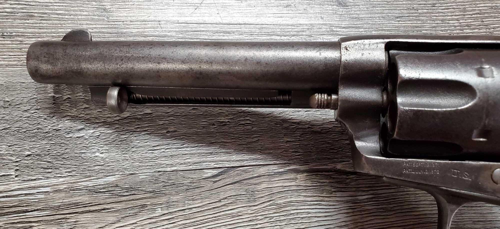 COLT MODEL 1873 ARTILLERY SAA 5TH CAV RANGE