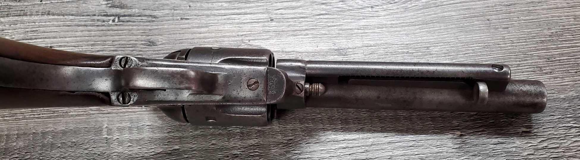 COLT MODEL 1873 ARTILLERY SAA 5TH CAV RANGE