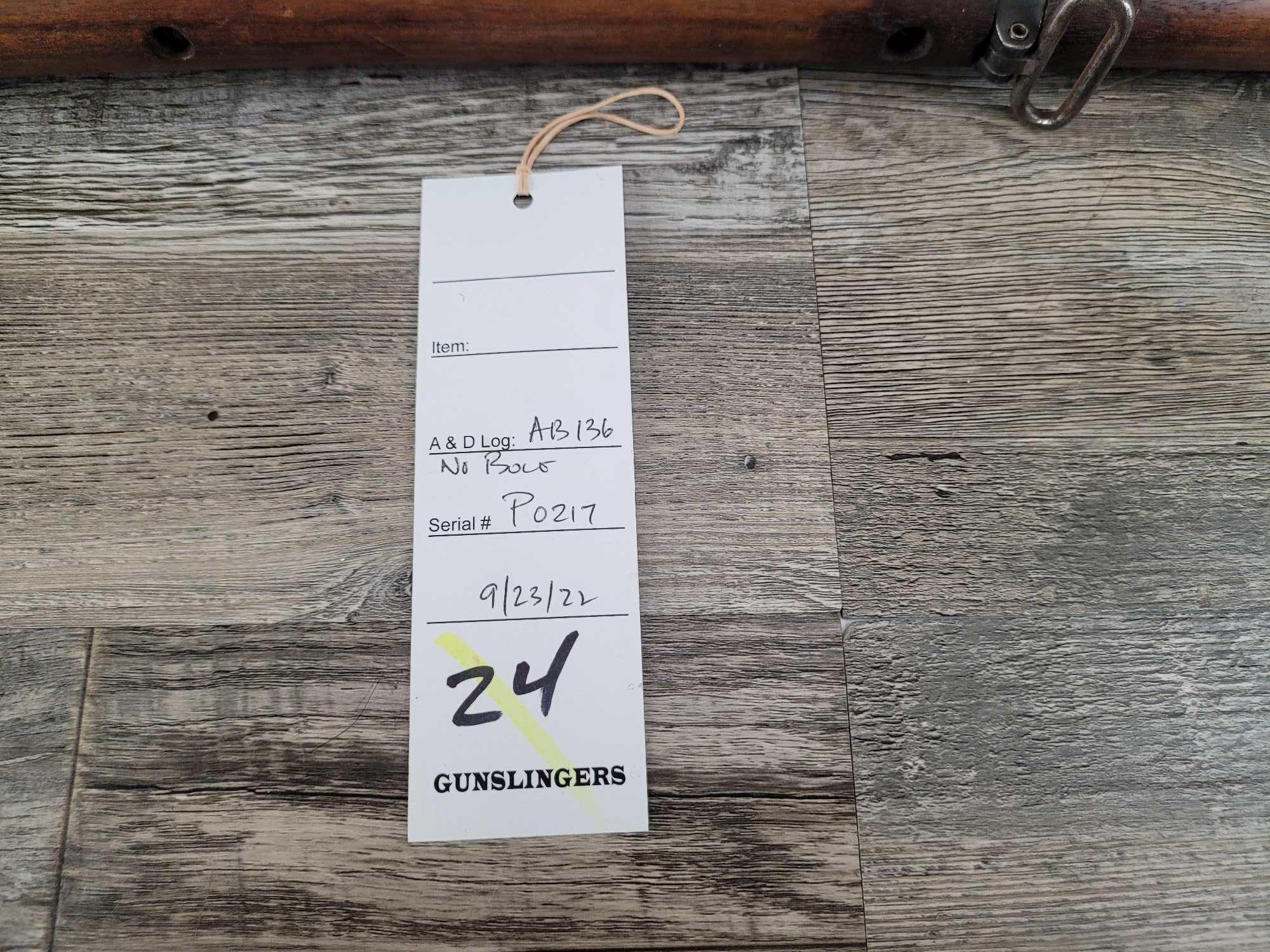 Lee-Enfield Ishapore No. 1 MK III Bolt Action Rifle
