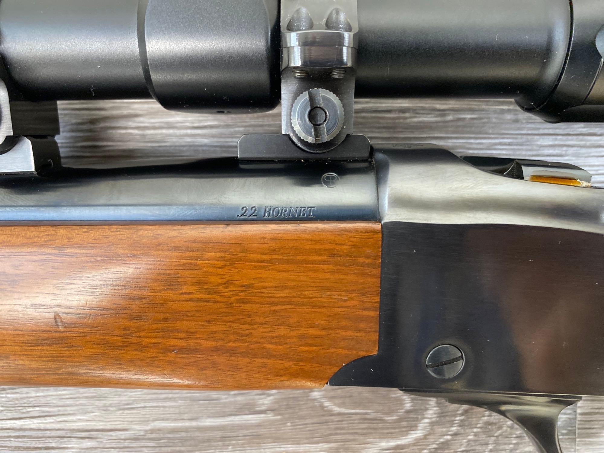 RUGER NO. 3 .22 HORNET SINGLE SHOT RIFLE