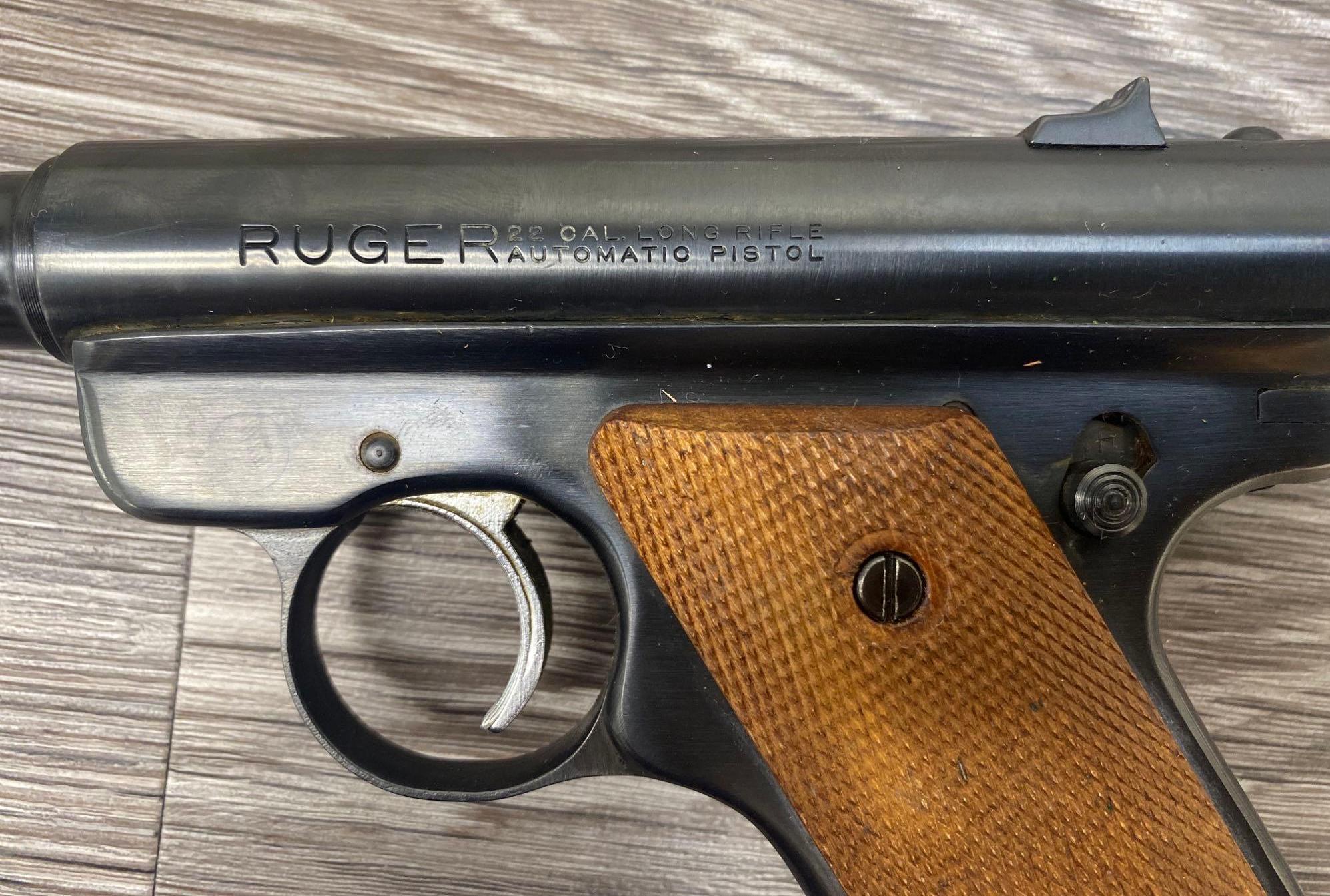 RUGER MARK I .22 SEMI-AUTOMATIC PISTOL