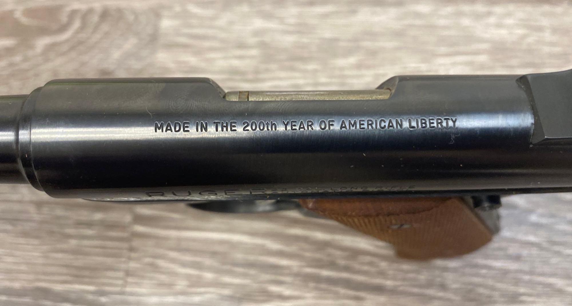 RUGER MARK I .22 SEMI-AUTOMATIC PISTOL
