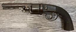HARVEY'S PATENT 1854 SECOND MODEL SELF COCKING 'HAMMERLESS' SIX SHOT REVOLVER