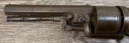 HARVEY'S PATENT 1854 SECOND MODEL SELF COCKING 'HAMMERLESS' SIX SHOT REVOLVER