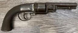 HARVEY'S PATENT 1854 SECOND MODEL SELF COCKING 'HAMMERLESS' SIX SHOT REVOLVER