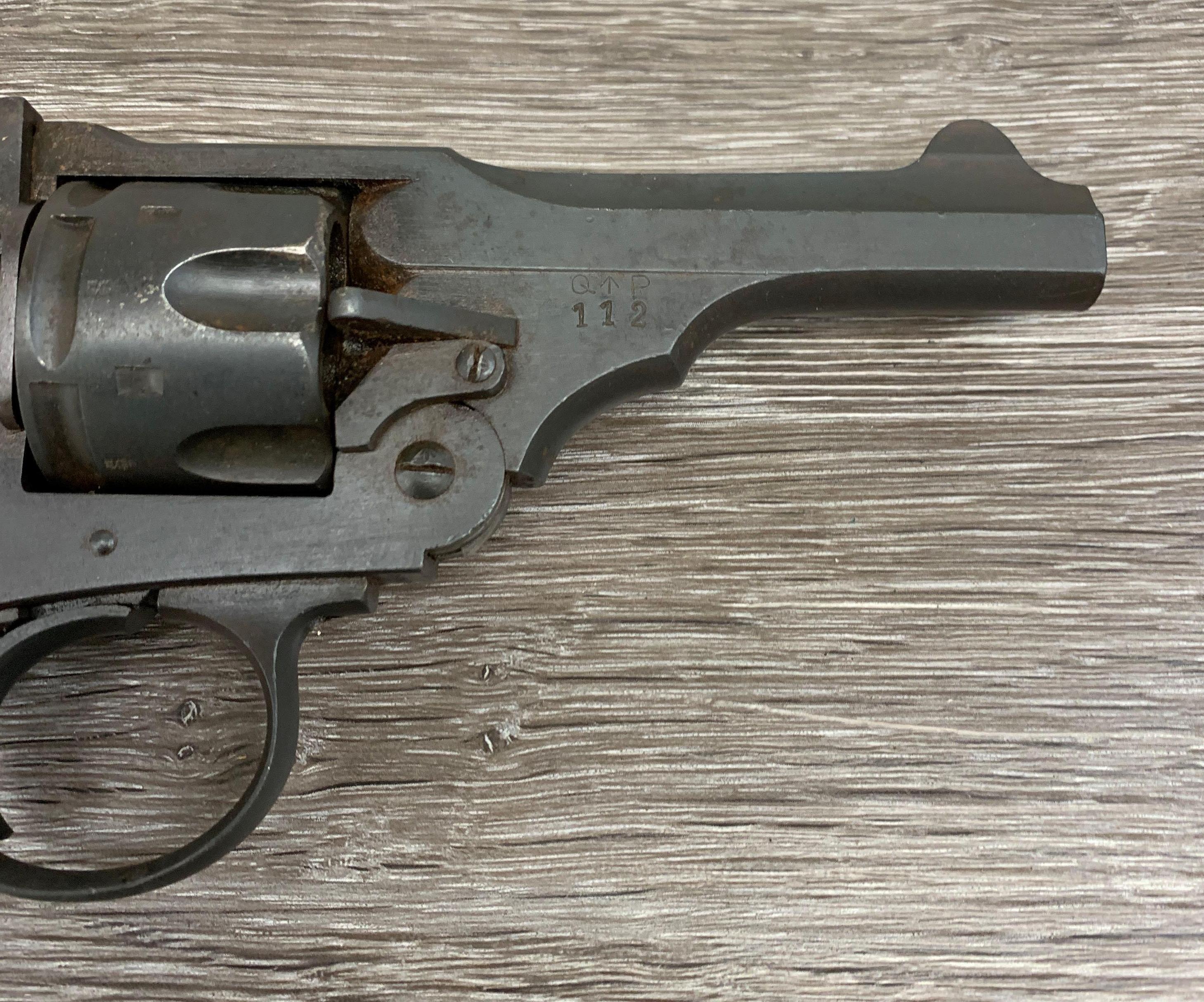 WEBLEY & SCOTT MK IV .38 S&W REVOLVER