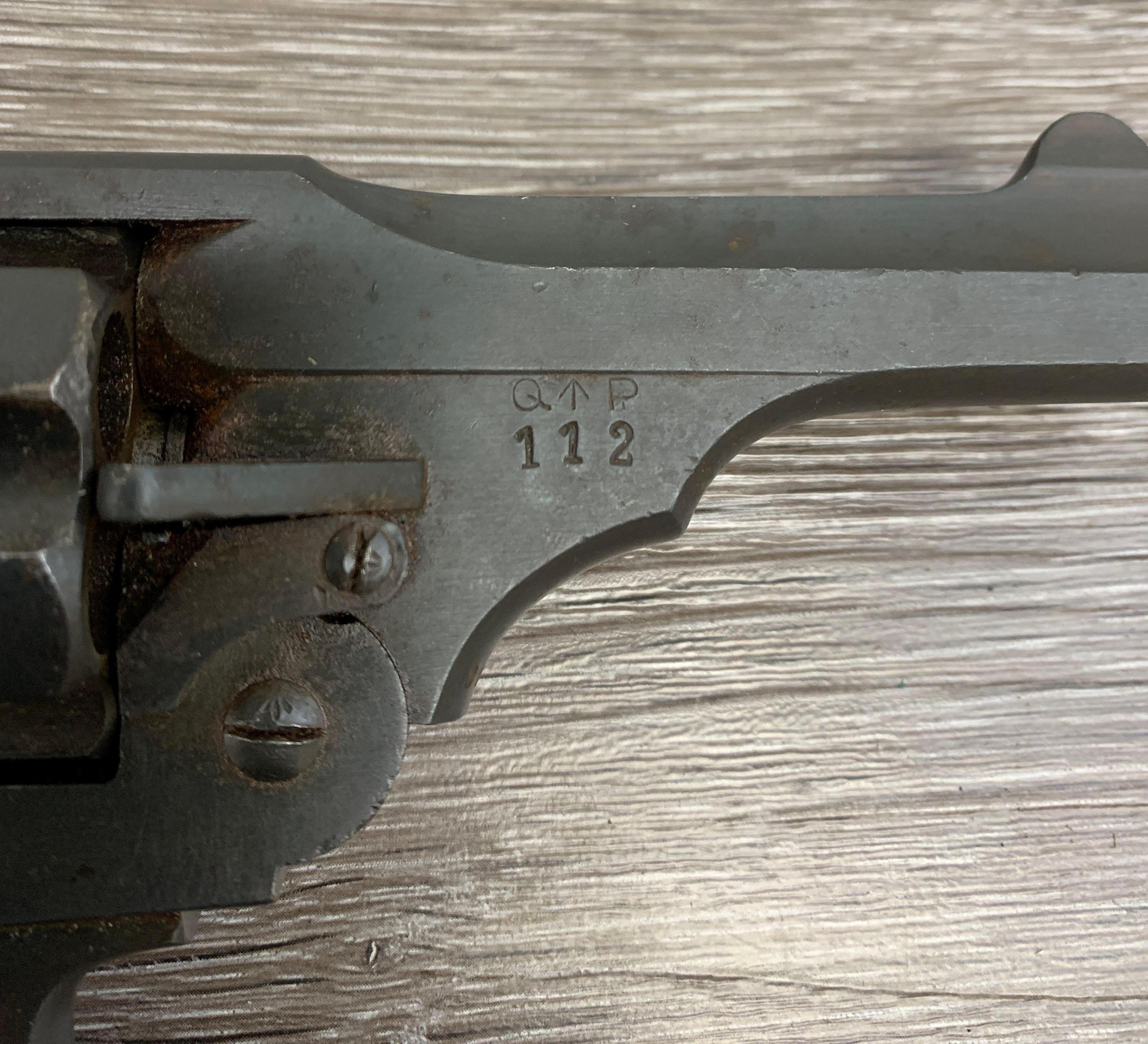 WEBLEY & SCOTT MK IV .38 S&W REVOLVER