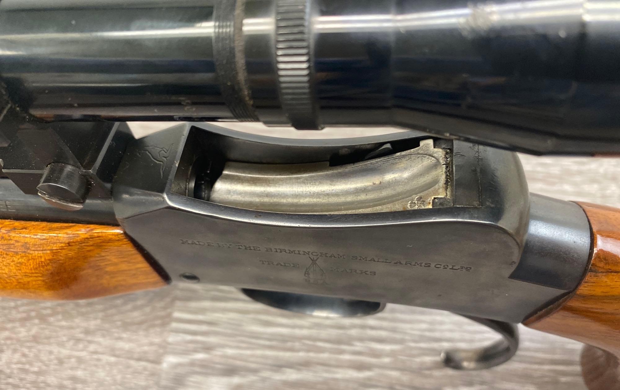 BIRMINGHAM SMALL ARMS CADETTE .218 BEE SINGLE SHOT RIFLE