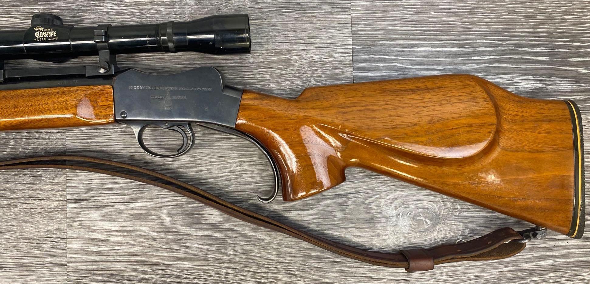 BIRMINGHAM SMALL ARMS CADETTE .218 BEE SINGLE SHOT RIFLE
