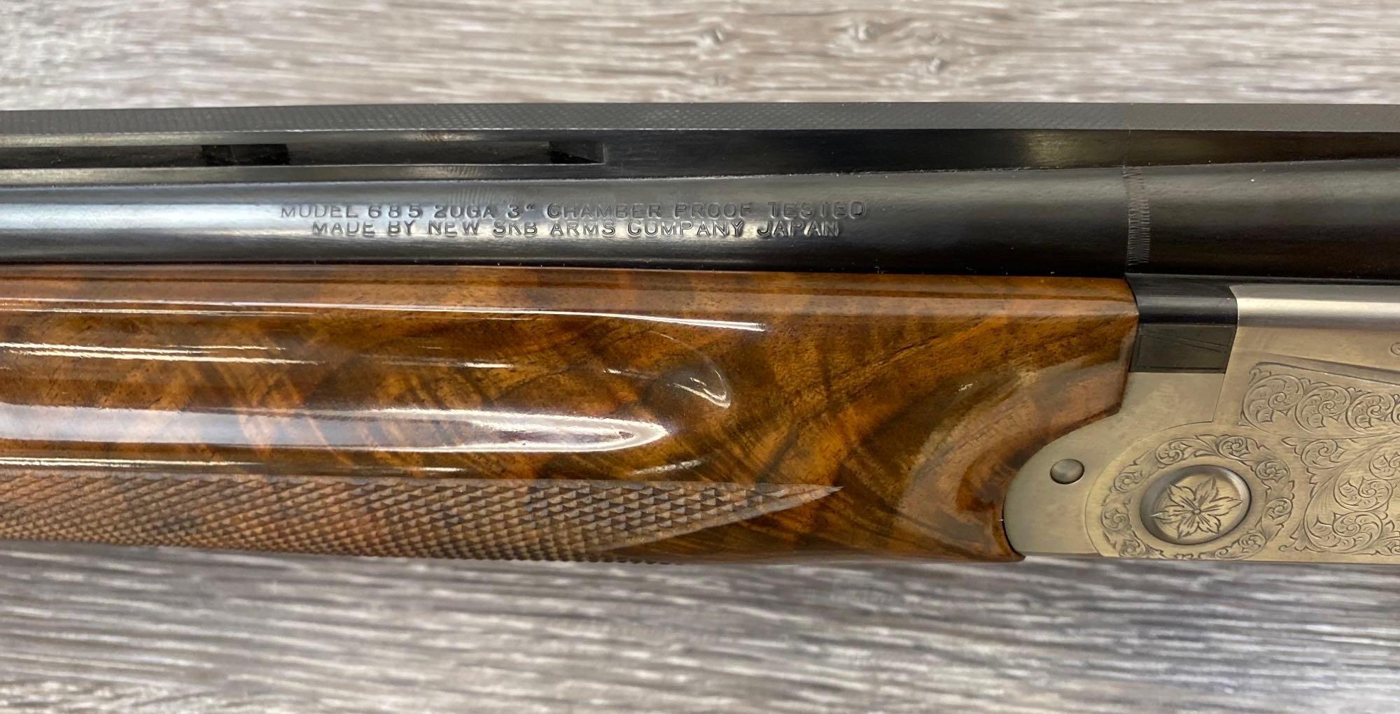 SKB 685 20GA OVER / UNDER SHOTGUN
