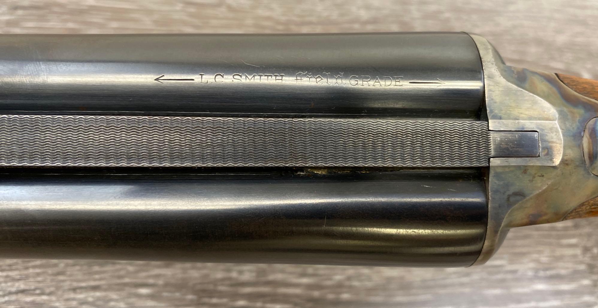 L.C. SMITH SXS 12 GAUGE DOUBLE BARREL SHOTGUN