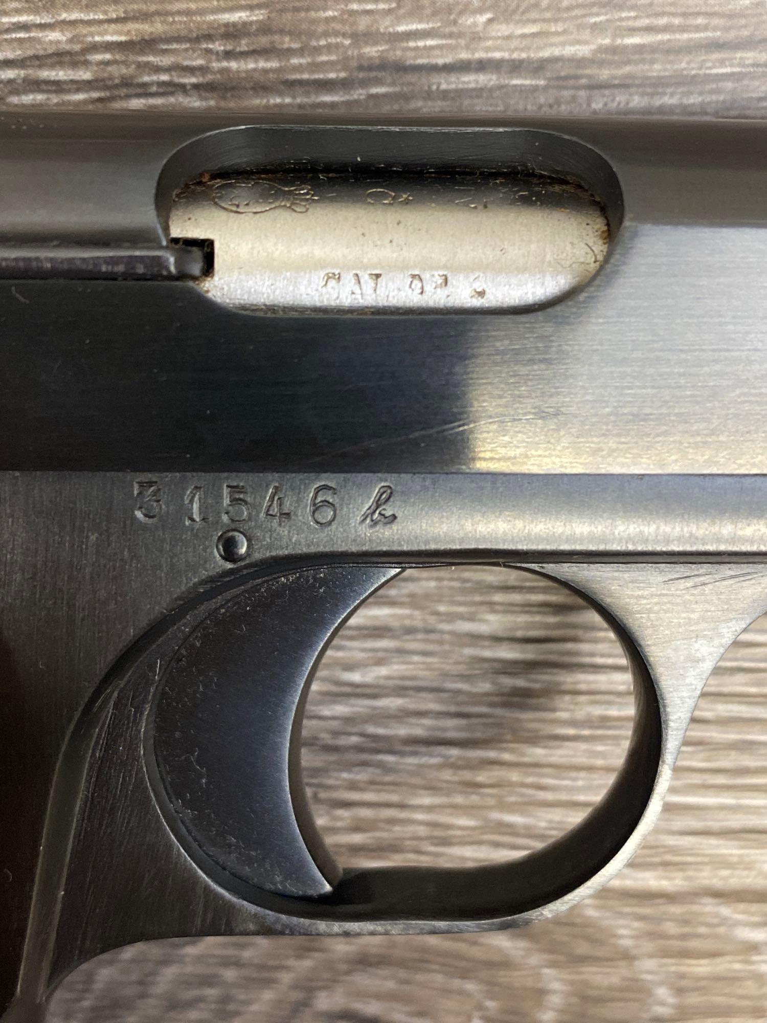 NAZI MARKED FN MODEL1922 SEMI AUTO PISTOL .32 CAL