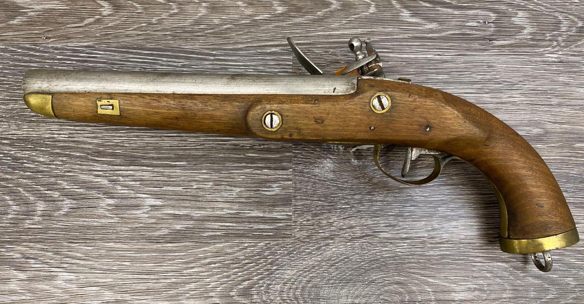 SINGLE SHOT FLINTLOCK PISTOL .70 CALIBER