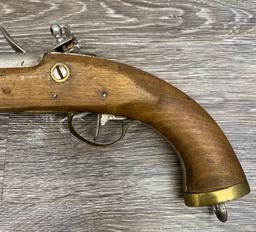SINGLE SHOT FLINTLOCK PISTOL .70 CALIBER