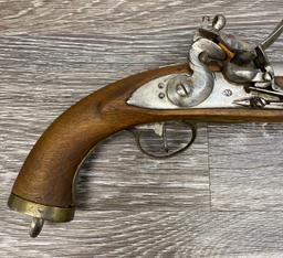 SINGLE SHOT FLINTLOCK PISTOL .70 CALIBER
